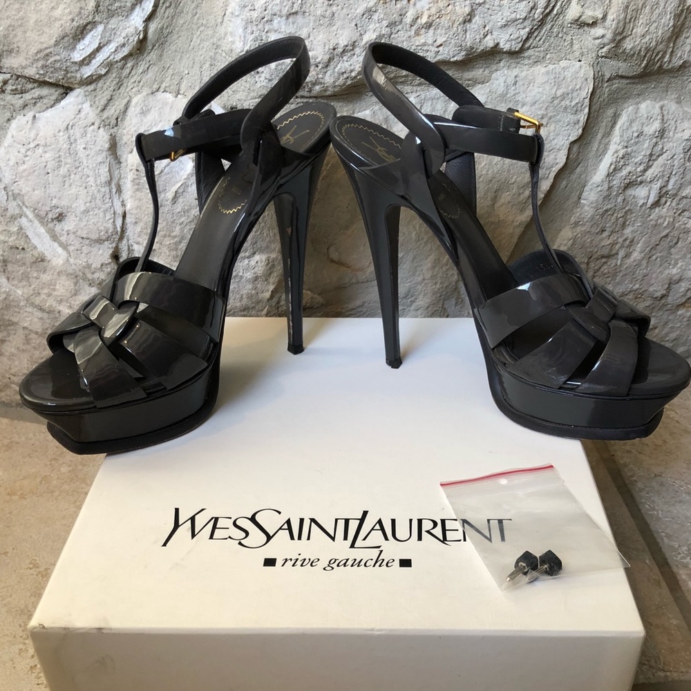 Yves Saint Laurent Tribute 105 sandals Seppia - Picture 3 of 7